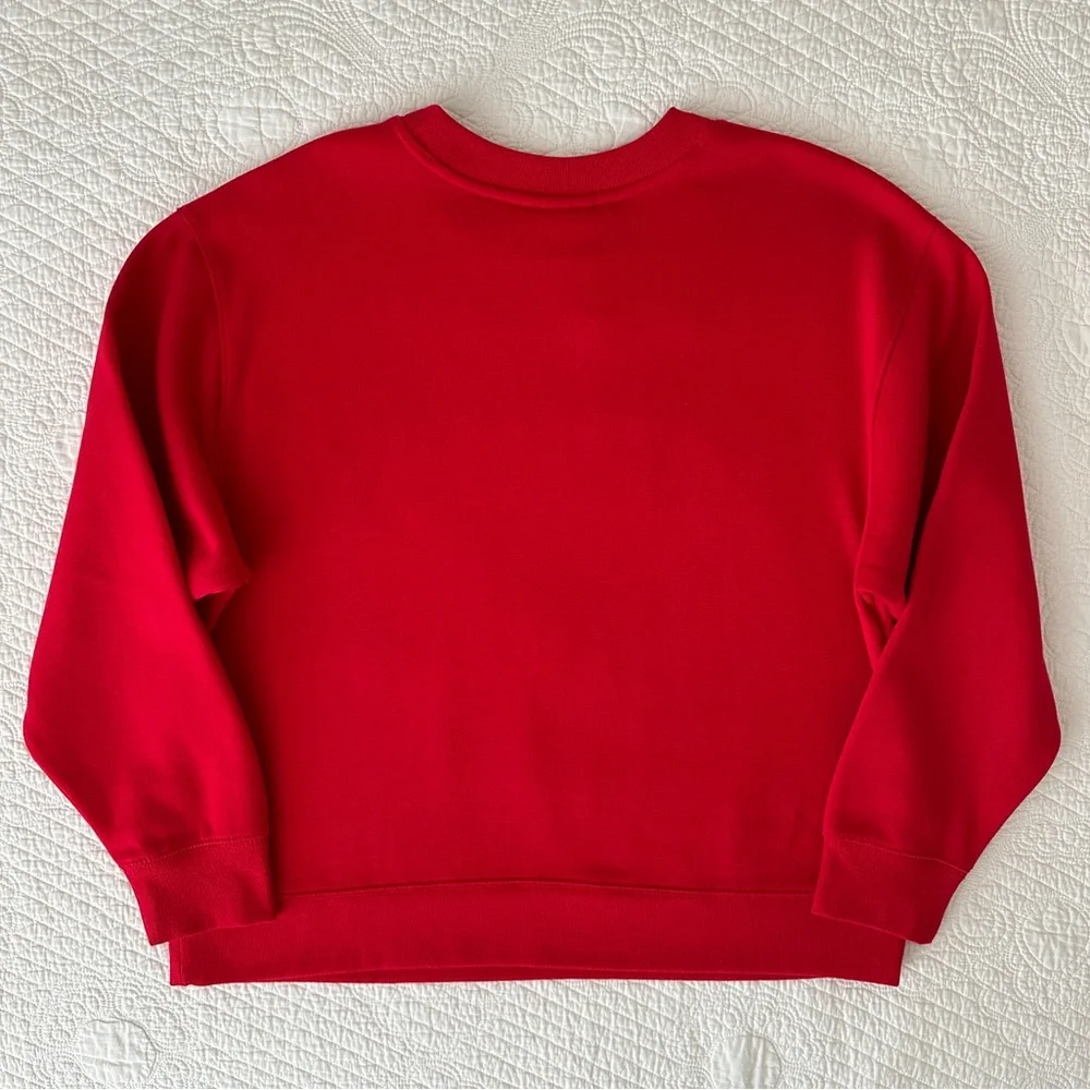 NWT Universal Thread Red “Merry” Christmas Crewneck Sweatshirt Women’s XL Target - Picture 4 of 9